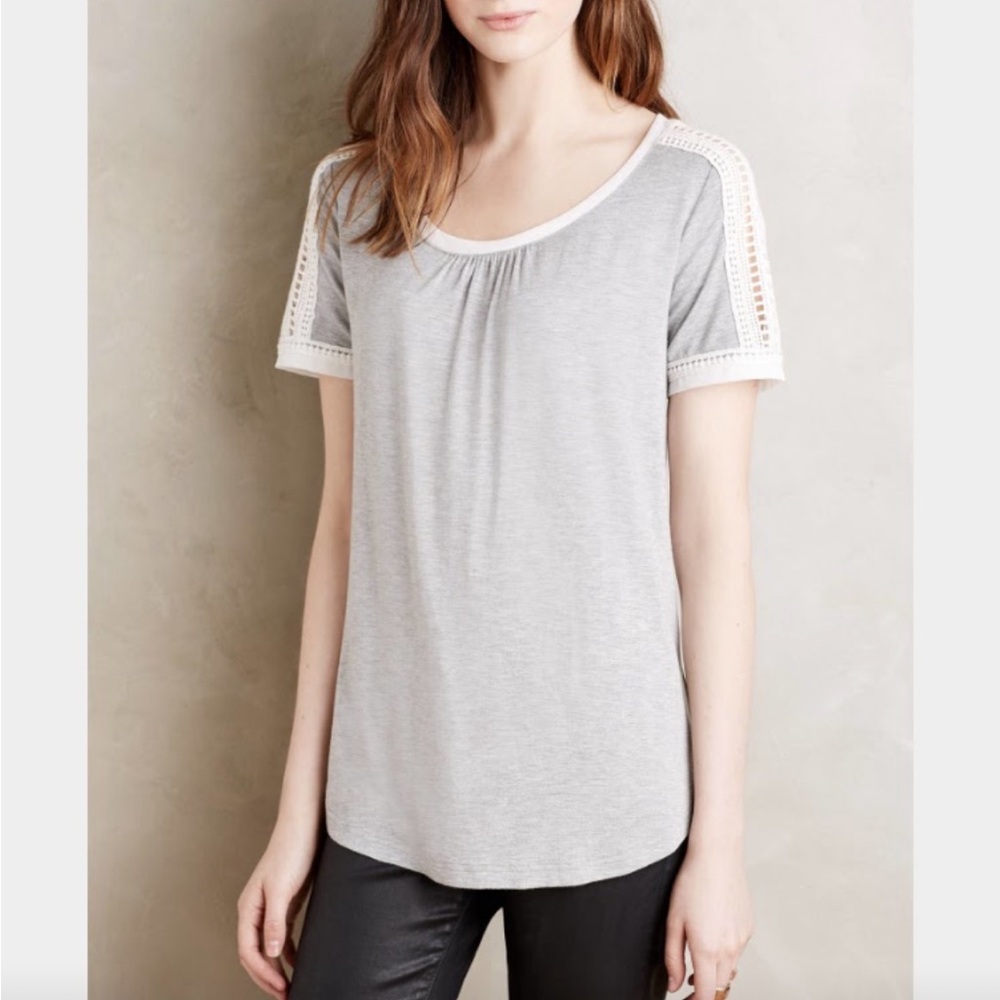 Meadow Rue Laced Trimmed Tunic size XL